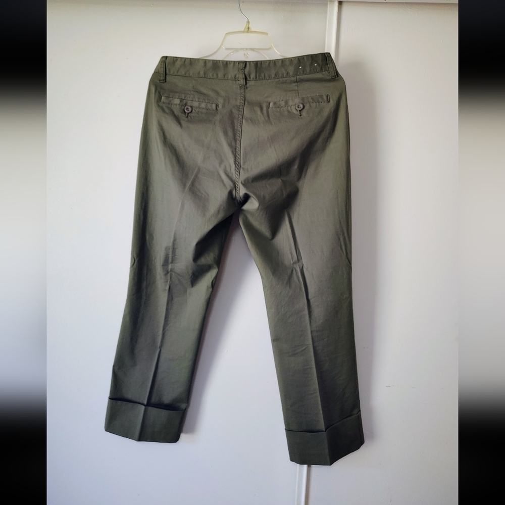Polo Jeans Co Ralph Lauren Women's Mid-Rise Cuffed Capri Pants,Cotton Outdoor 8. - Picture 3 of 14